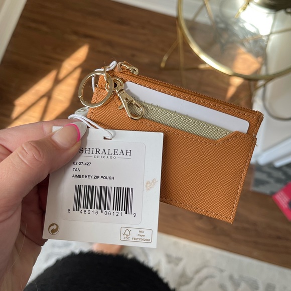 Brand New Vegan Leather Card Holder with change purse - Picture 3 of 5